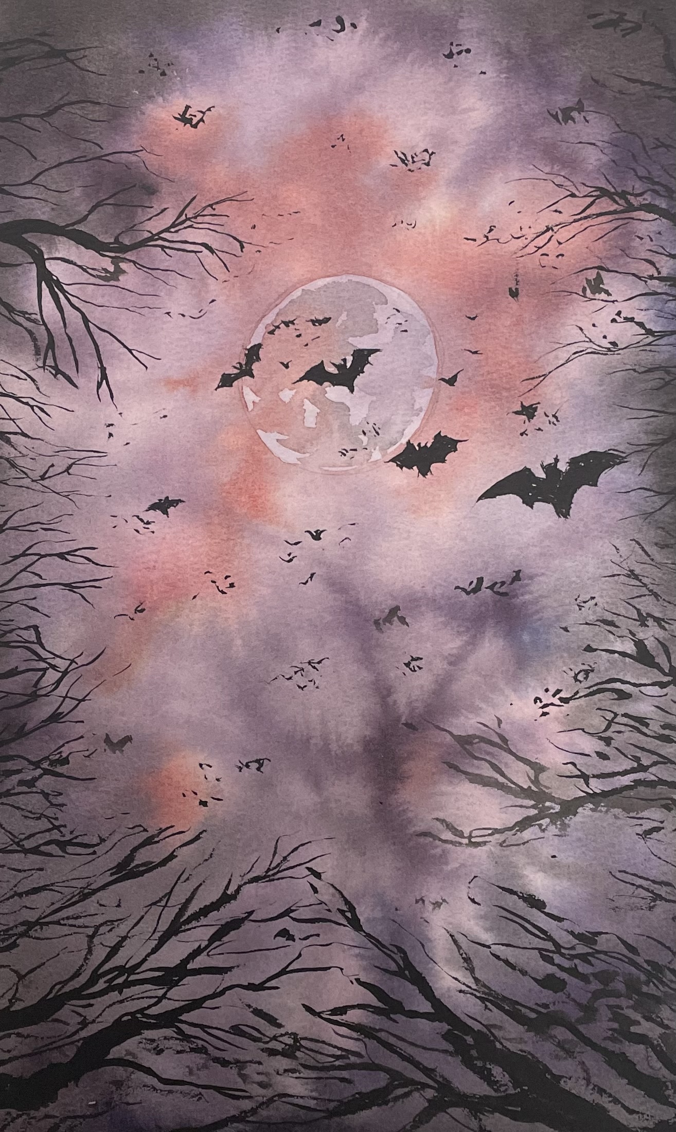Duo-workshop: Halloween in aquarel - Afbeelding 2